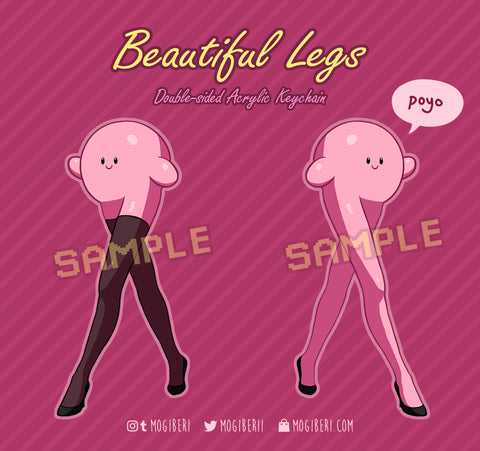 Kirby with Beautiful Long Legs Keychain