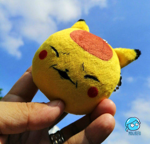 Pokemon Detective Pikachu Omanjuu Keychain