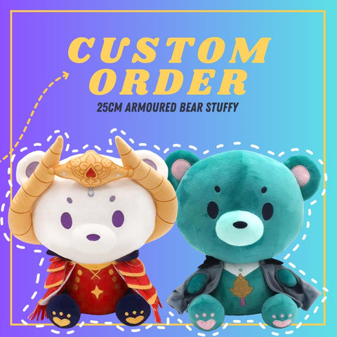 Custom Armoured Bear Stuffy (25cm)