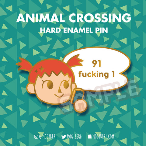 Animal Crossing 911 Pin