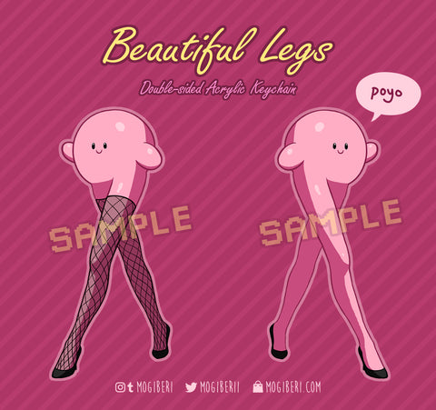 Kirby with Beautiful Long Legs Keychain