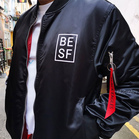 FE3H Black Eagles Reversible Bomber Jacket