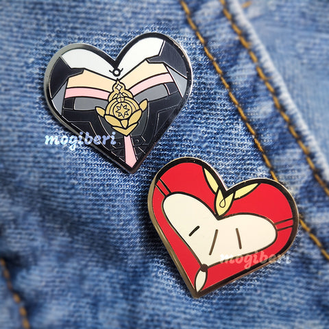 FE3H Edeleth Heart Enamel Pin Set