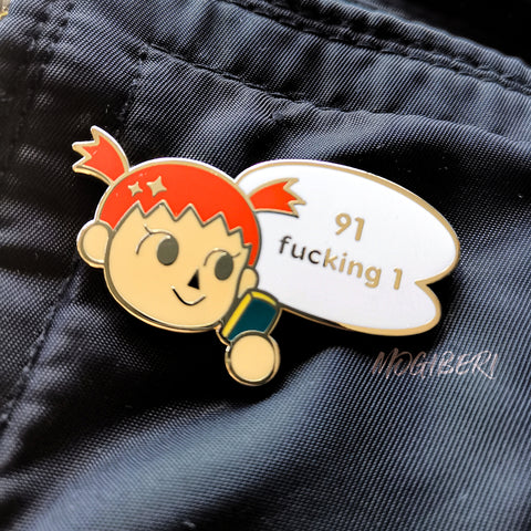 Animal Crossing 911 Pin