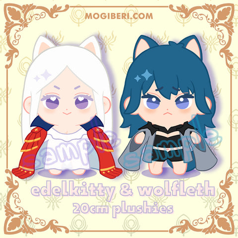 FE3H Edelkitty and Wolfleth Plush Doll Set (23cm)